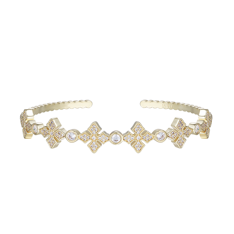 Radiant Cross Cuff Bracelet, Natalie Wood Designs