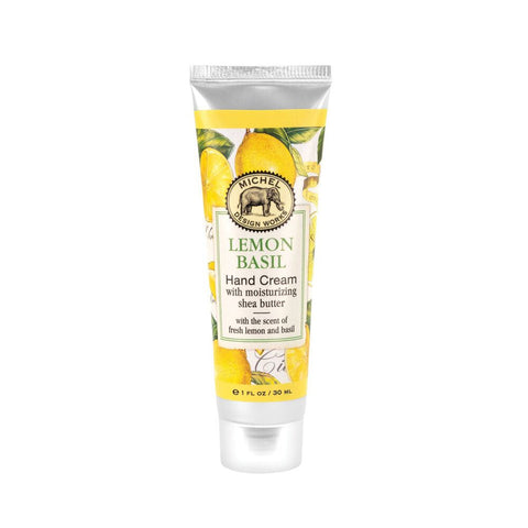Shea Butter Travel Hand Cream- Lemon Basil