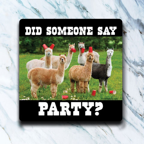 High Cotton Gifts - Alpaca Party Coaster