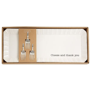 Cheese & Thank You Tray Set