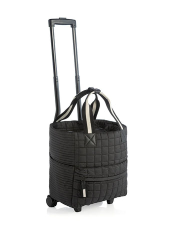 Ezra Roller Tote, Black