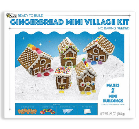 Gingerbread Mini Village Kit