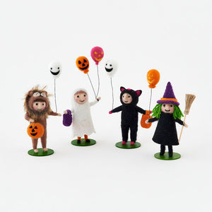 Trick or Treaters, wool
