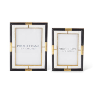 Frame - Black, Cream & Gold Tiled