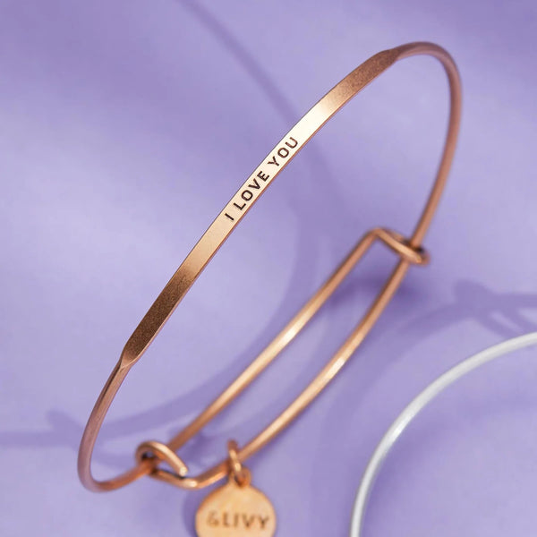 "I Love You" Posey Bangle