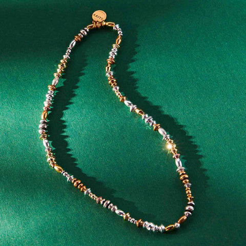 Can You Dig It! Beaded Stretch Necklace