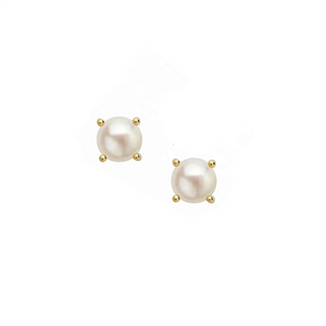 Shine Bright Mini Pearl Earring, Gold