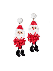 Red Santa Claus  Earrings