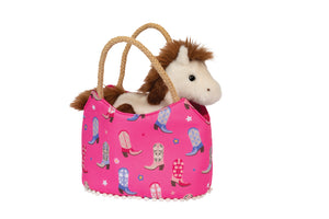 Cowgirl Boots Sak with Horse