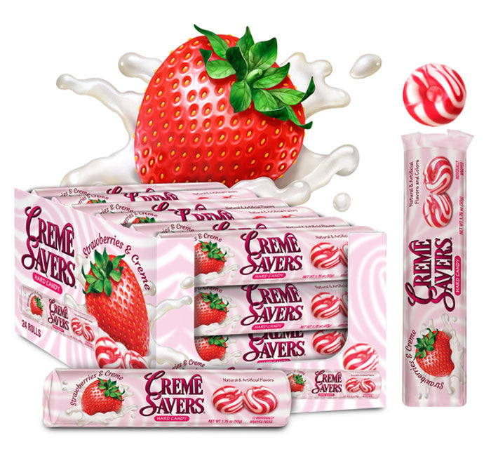 Creme Savers Rolls, Strawberry