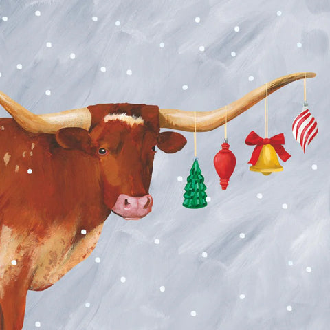 Longhorn Holiday Napkin