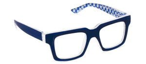 Louie Style - Navy Check Readers