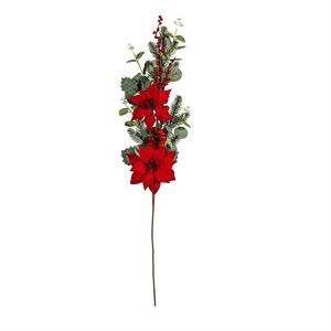 Holiday Poinsettia Stem