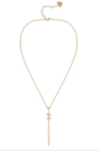Legacy Cross Drop Necklace
