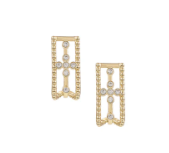 Legacy Cross Mini Drop Earrings