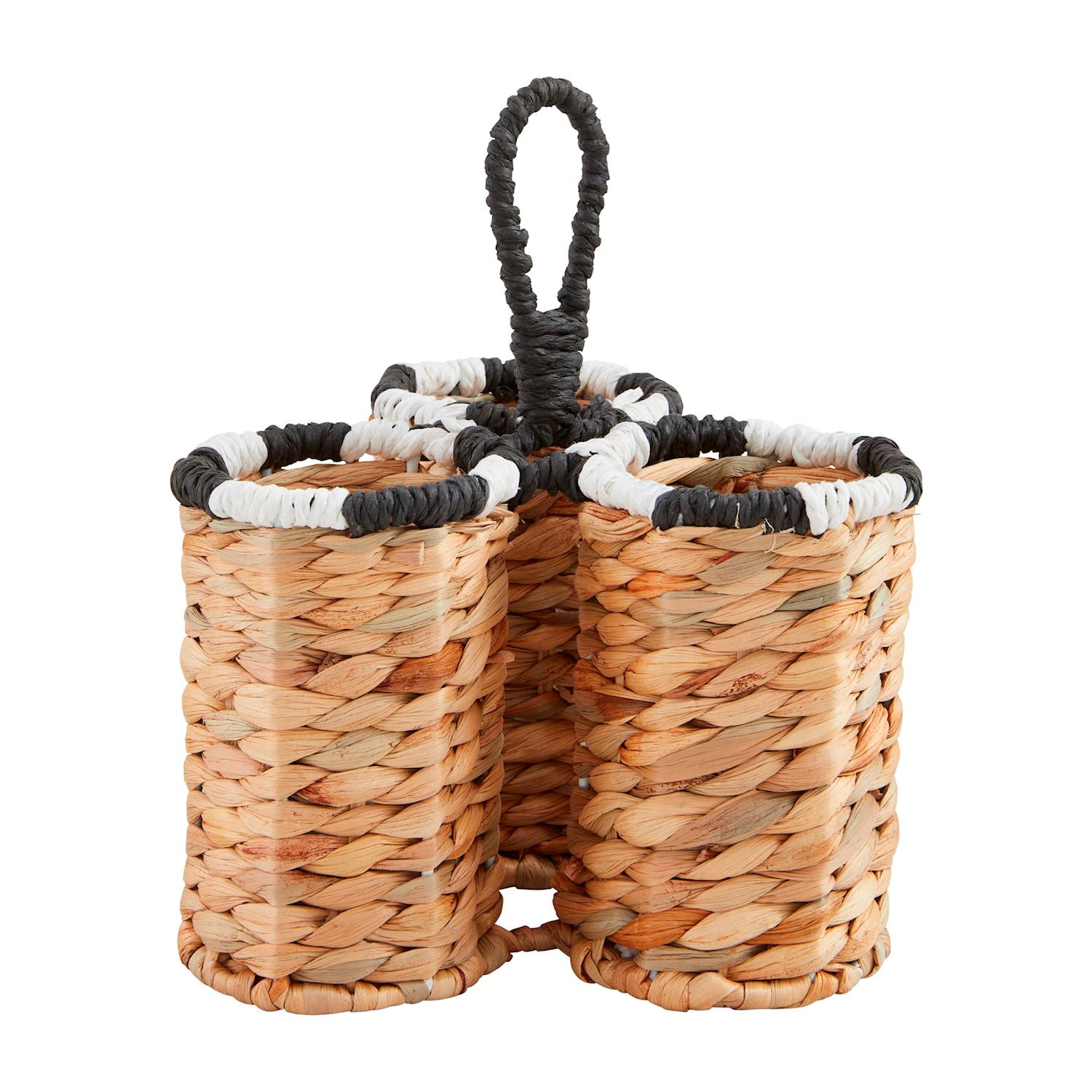 Woven Stripe Utensil Caddy