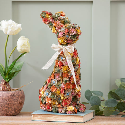 Dried Floral Easter Bunny