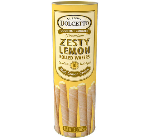 Dolcetto Wafer Roll - Zesty Lemon