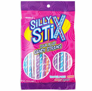 Silly Stix Sour Candy Straws