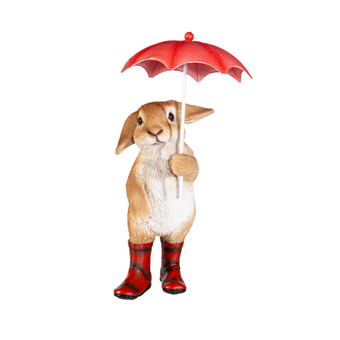 Rainy Day Rabbit in Boots