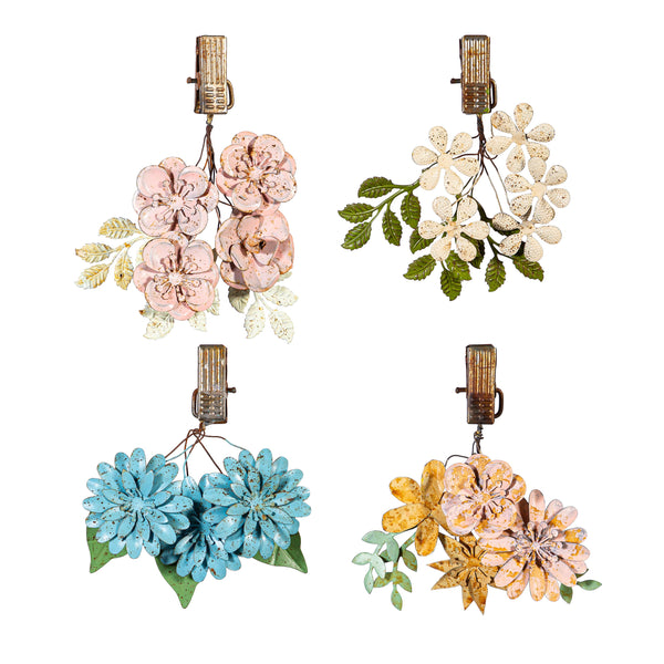 Rustic Flower Planter Clips