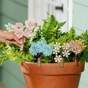 Rustic Flower Planter Clips