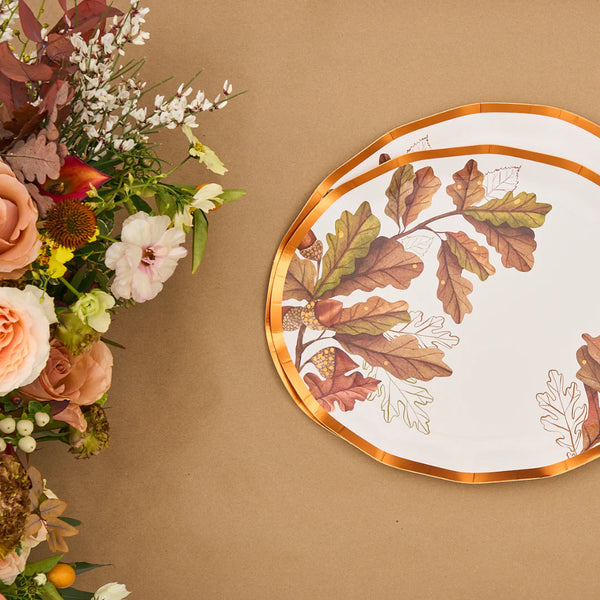 Acorn & Oak, Wavy Platter Plate