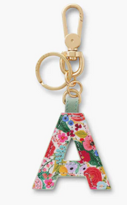 Garden Party Monogram Key Ring