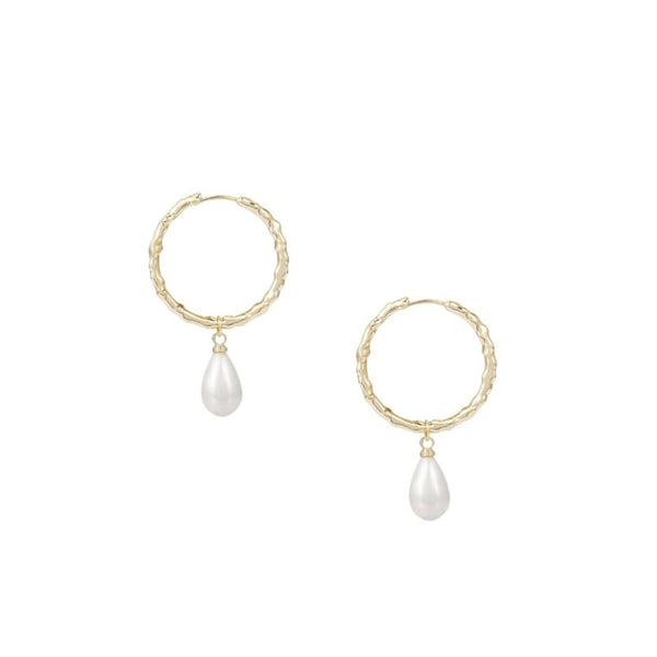 Adorned Pearl Drop Earrings