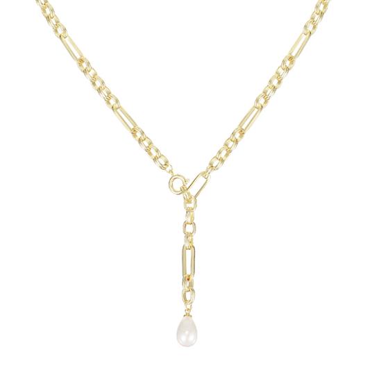 Allure Pearl Lariat Necklace