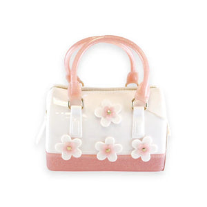 Floral Jelly Barrel Bag