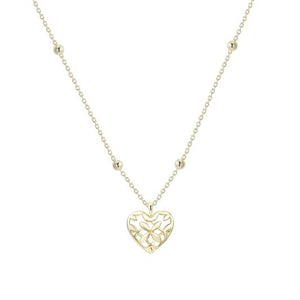 Believer Heart Drop Necklace