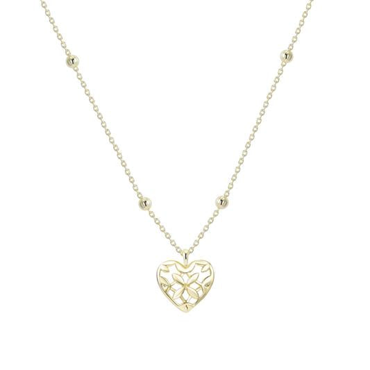 Believer Heart Drop Necklace