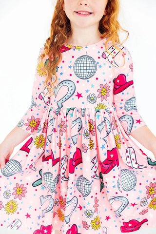 Boots & Bling Pocket Twirl Dress