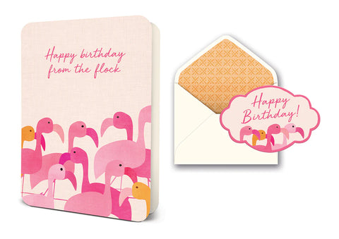 Happy Birthday from the Flock Card