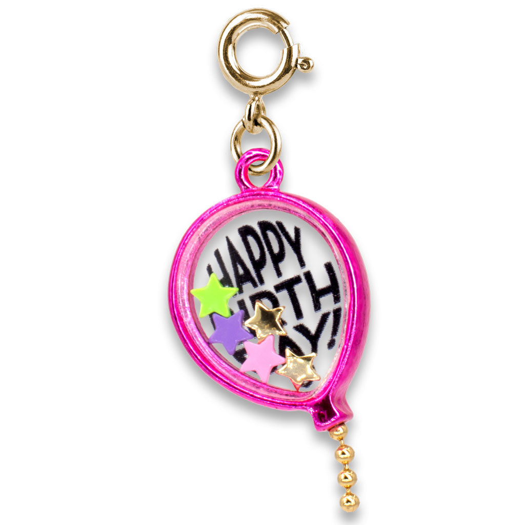 Charm - Gold Birthday Balloon Shaker