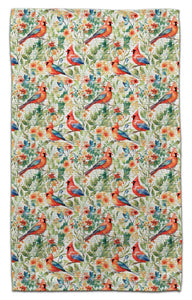Colorful Cardinal, Eco-Friendly Towel