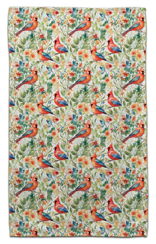 Colorful Cardinal, Eco-Friendly Towel
