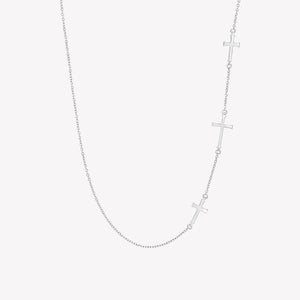 Calvary Cross Necklace, Silver