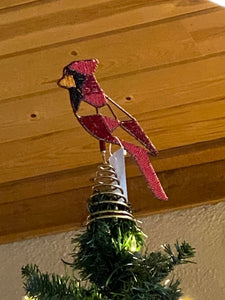 Cardinal Tree Topper