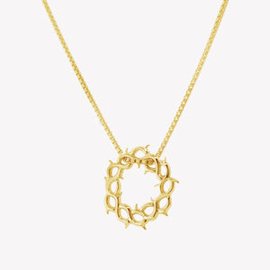 Crown of Thorns Necklace, Gold