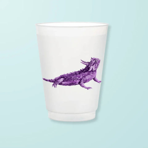 Purple Horned Frog, Frosted Cup