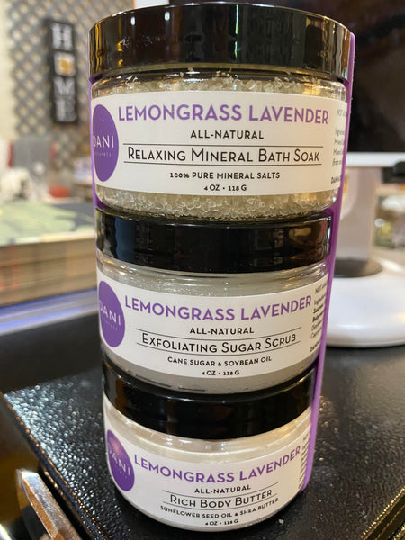 Lemongrass Lavender - Body Trio