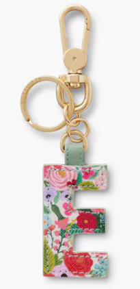 Garden Party Monogram Key Ring