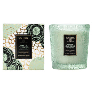 White Cypress, 9oz Classic Candle