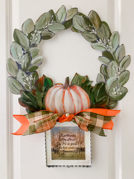 Display - Pumpkin Wreath