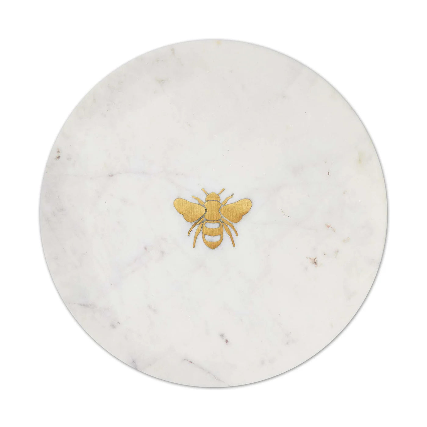 Bee Inlay Marble Serving Board
