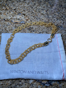 Gold Loop Chain Necklace