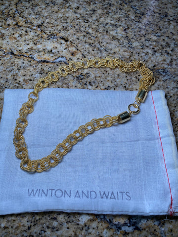 Gold Loop Chain Necklace