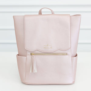 Blush, Frilly Full Size Backpack